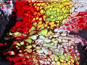 Zellbildung und Deckkraft beim Acryl Pouring