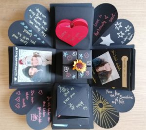 Fotoalbum in der Geschenkbox