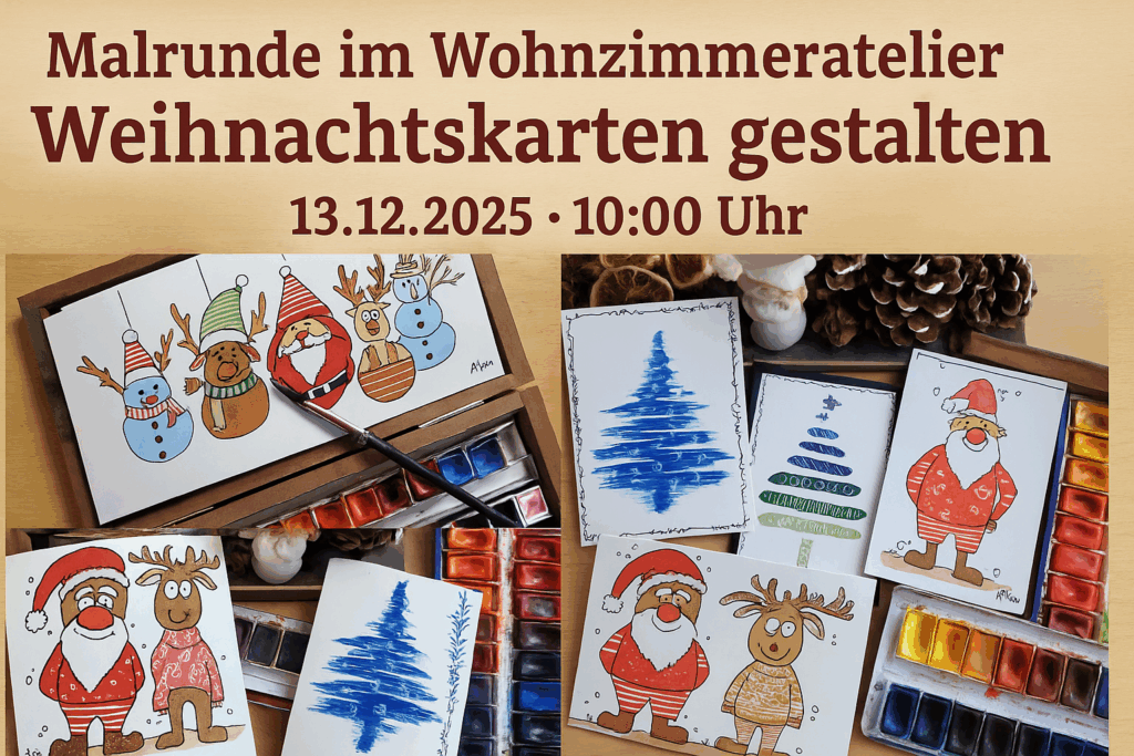 Weihnachtskarten gestalten