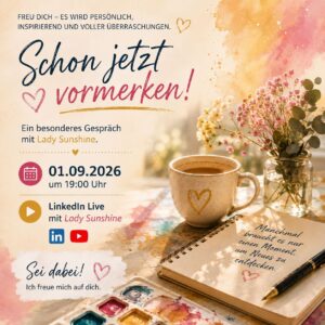 Linkedin Live mit Lady Sunshine